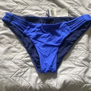 Patagonia reversible blue bikini bottoms